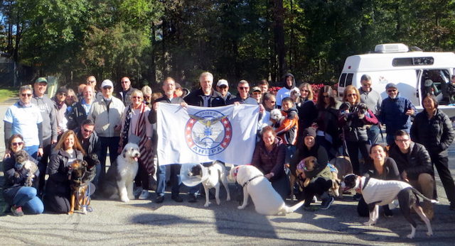 AHEPA Bergen Knights Dog Walk - Service Dogs for Warriors suffering from PTSD