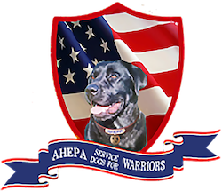 AHEPA Service Dogs for Warriors suffering from PTSD